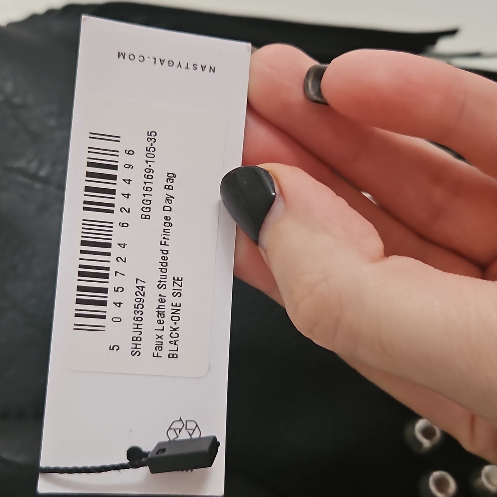 Nasty Gal Studded Fringe Bag NWT - Picture 5 of 5